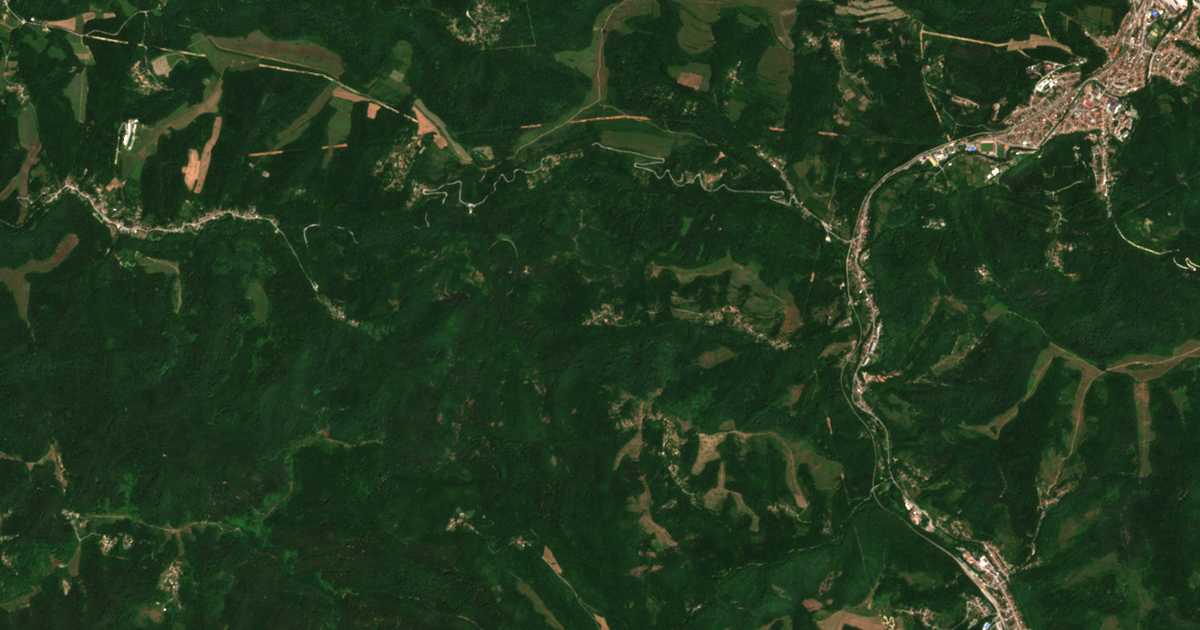 Satelitska karta: Kašenci