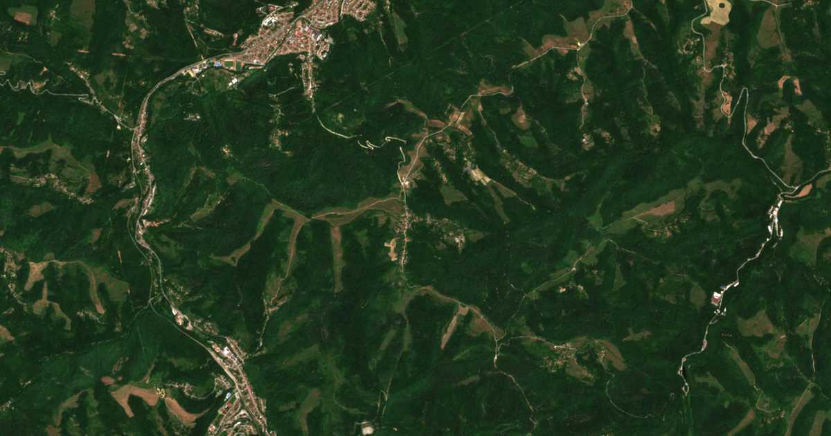 Satelitska karta: Prestoj