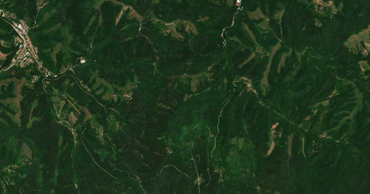 Satelitska karta: Ruevci