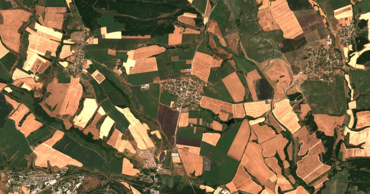Satelitska karta: Radievo