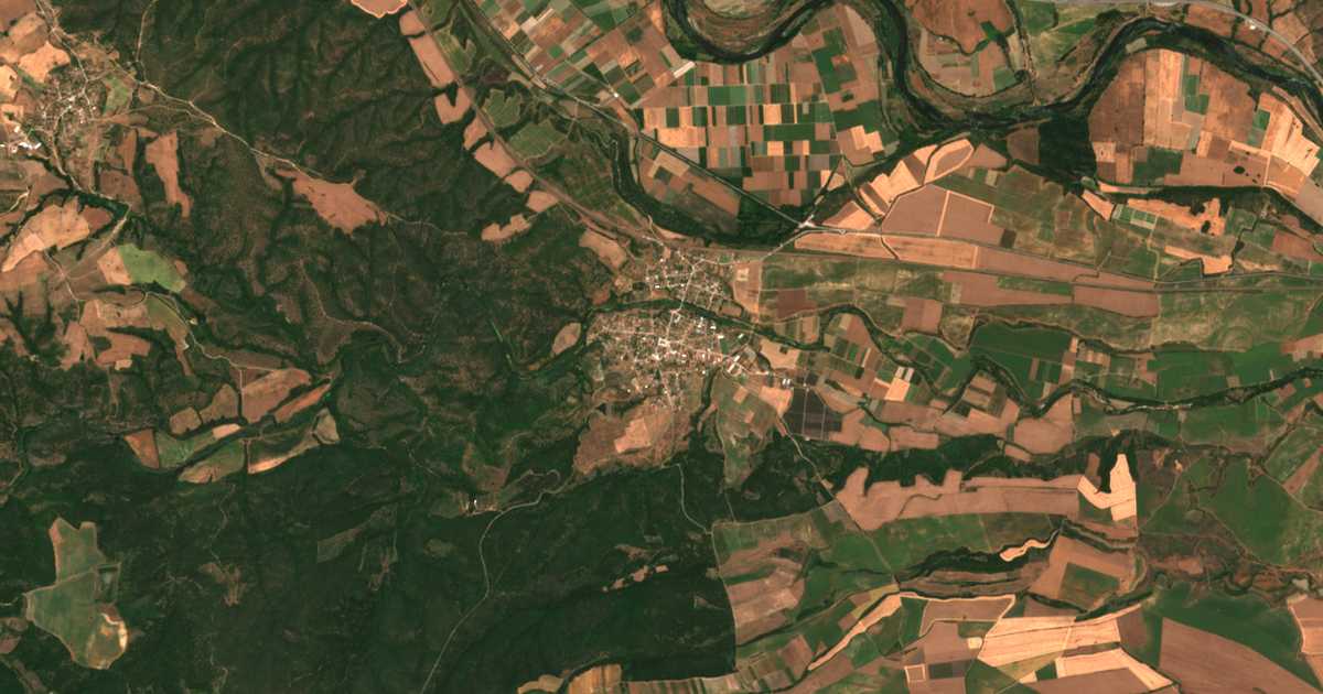 Satelitska karta: Biser