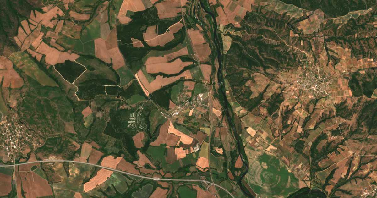 Satelitska karta: Preslavec