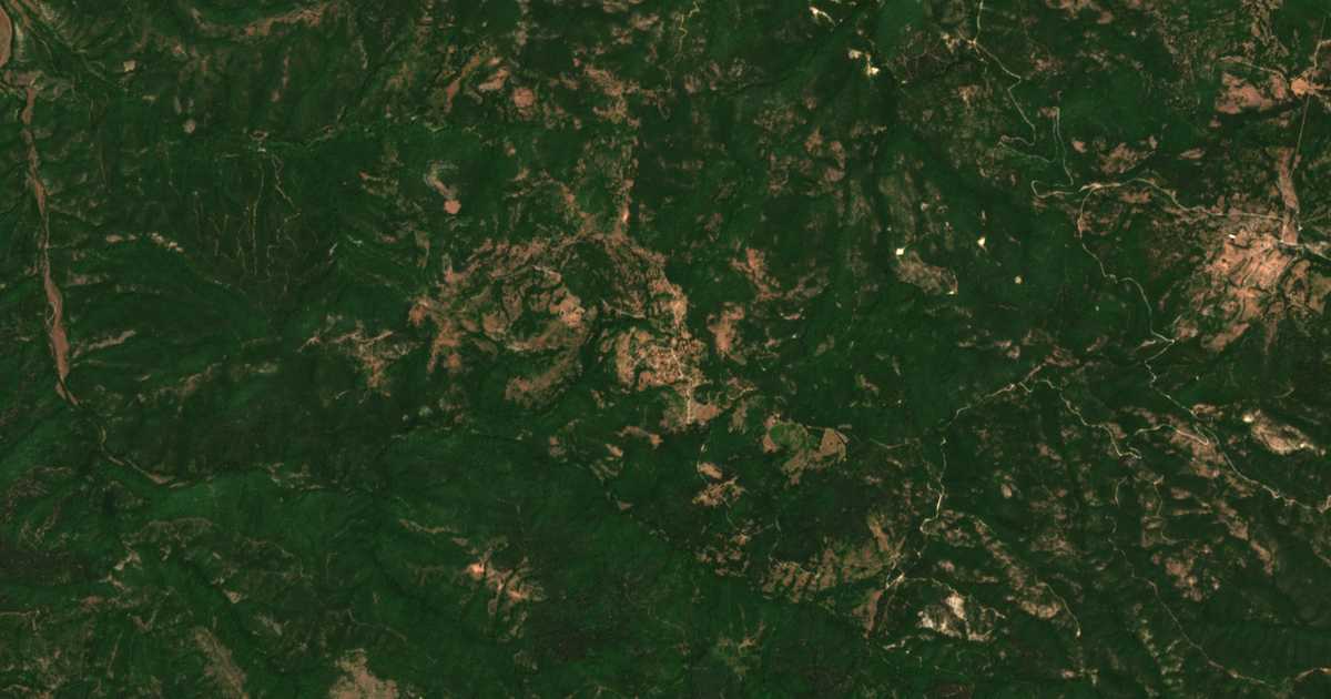 Satelitska karta: Černičino