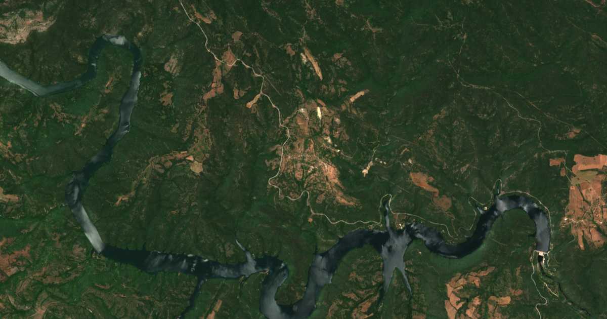 Satelitska karta: Kamilski dol