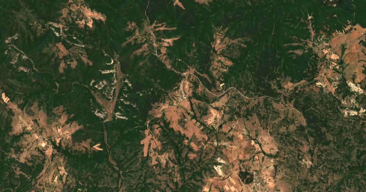 Satelitska karta: Planinec