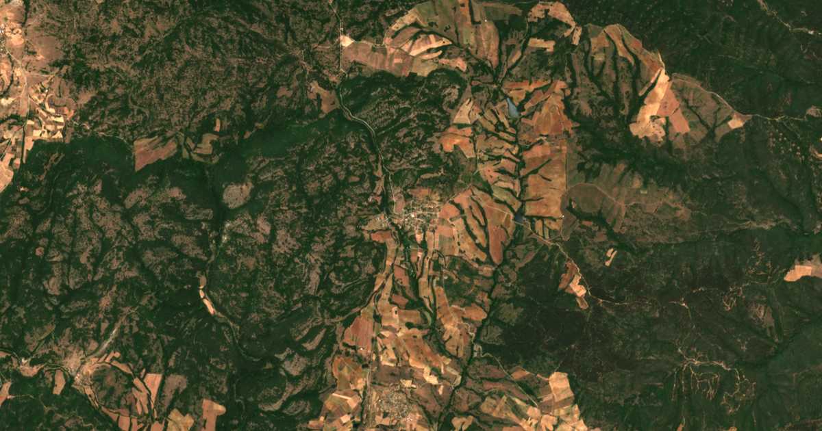 Satelitska karta: Plevun