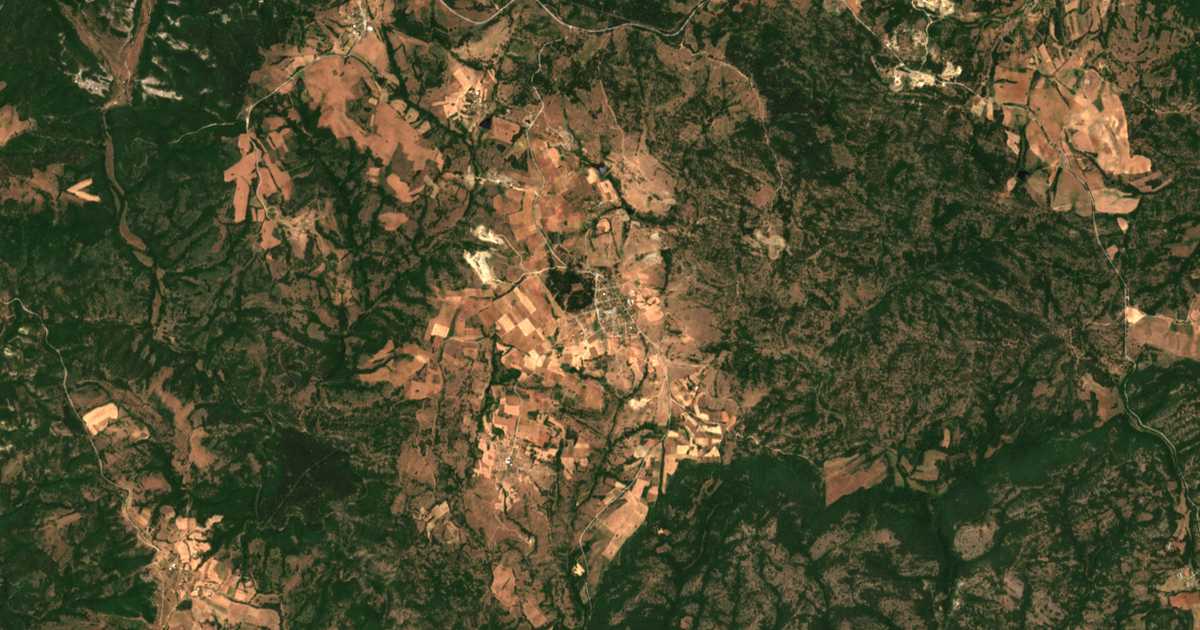 Satelitska karta: Železino