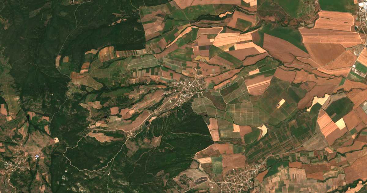 Satelitska karta: Belica