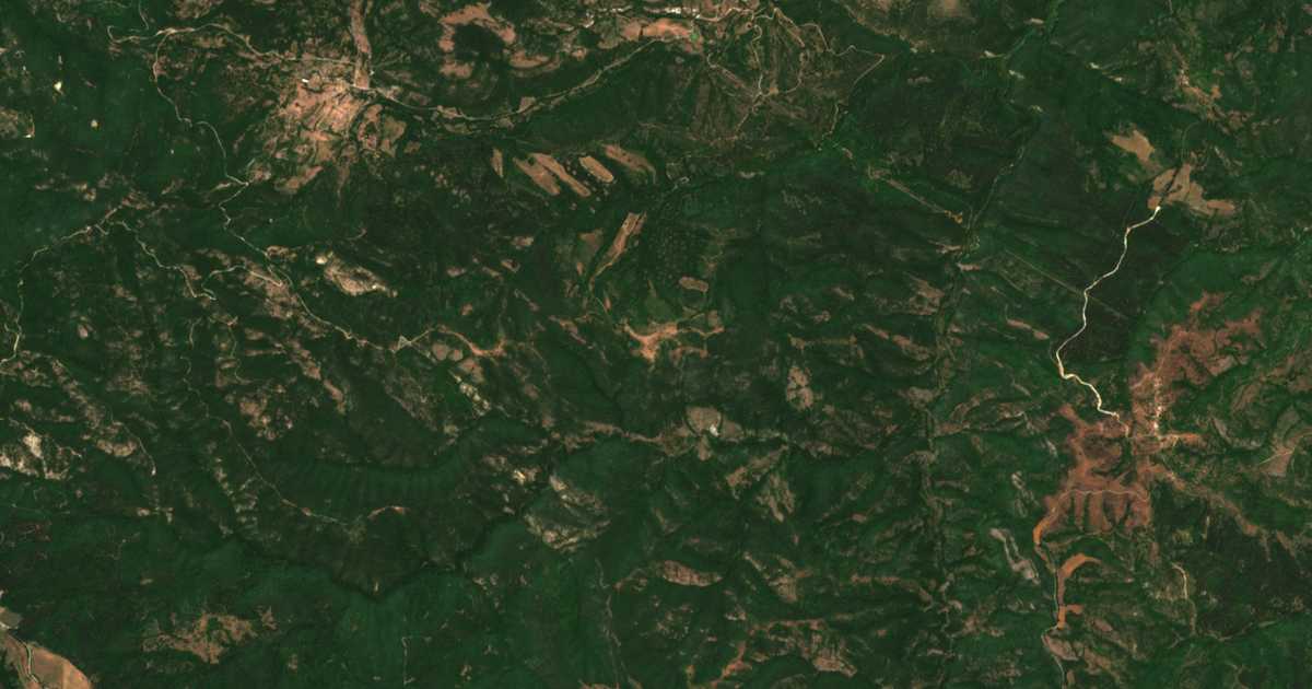 Satelitska karta: Brusevci
