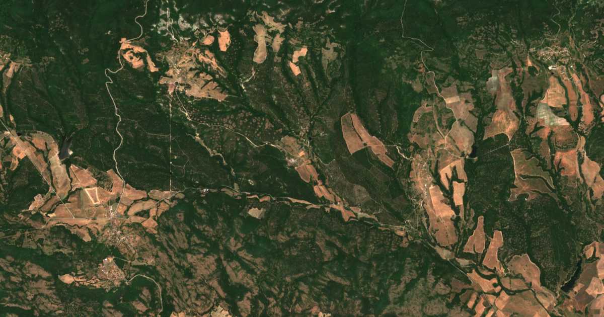 Satelitska karta: Goljama dolina