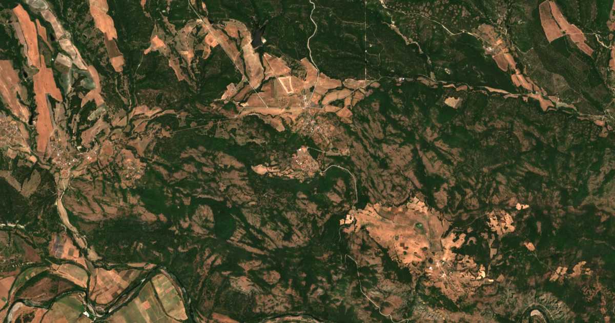 Satelitska karta: Gorni Glavanak