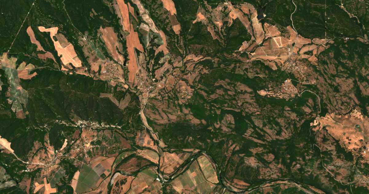 Satelitska karta: Rumelija