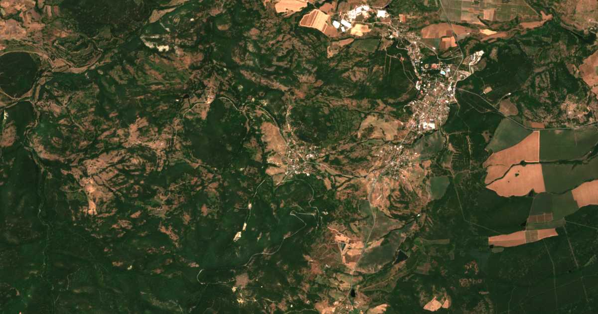 Satelitska karta: Brjastovo