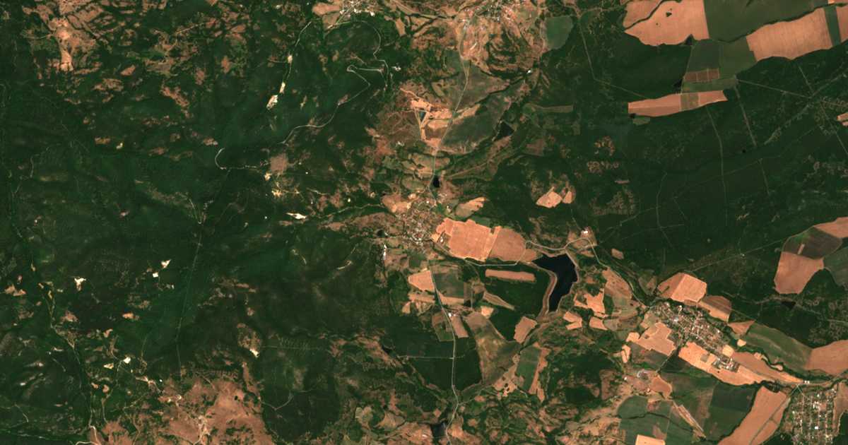 Satelitska karta: Spahievo