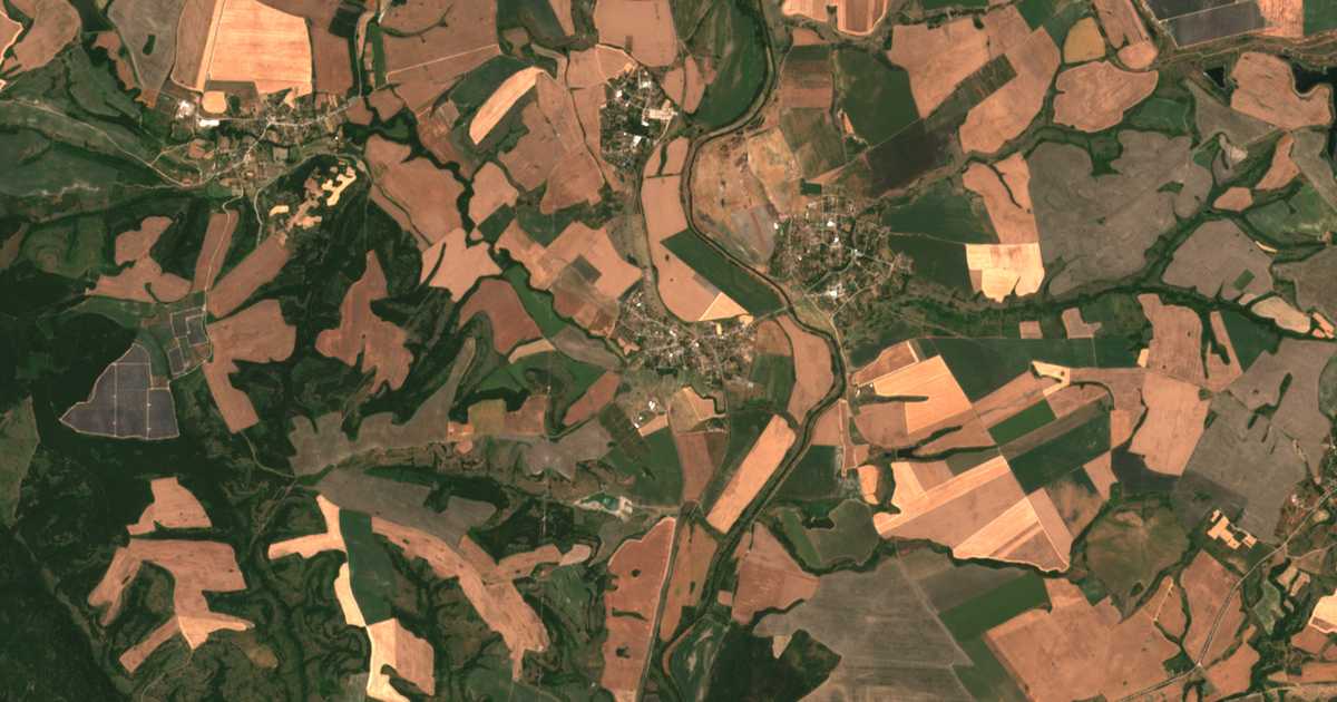 Satelitska karta: Kalugerovo