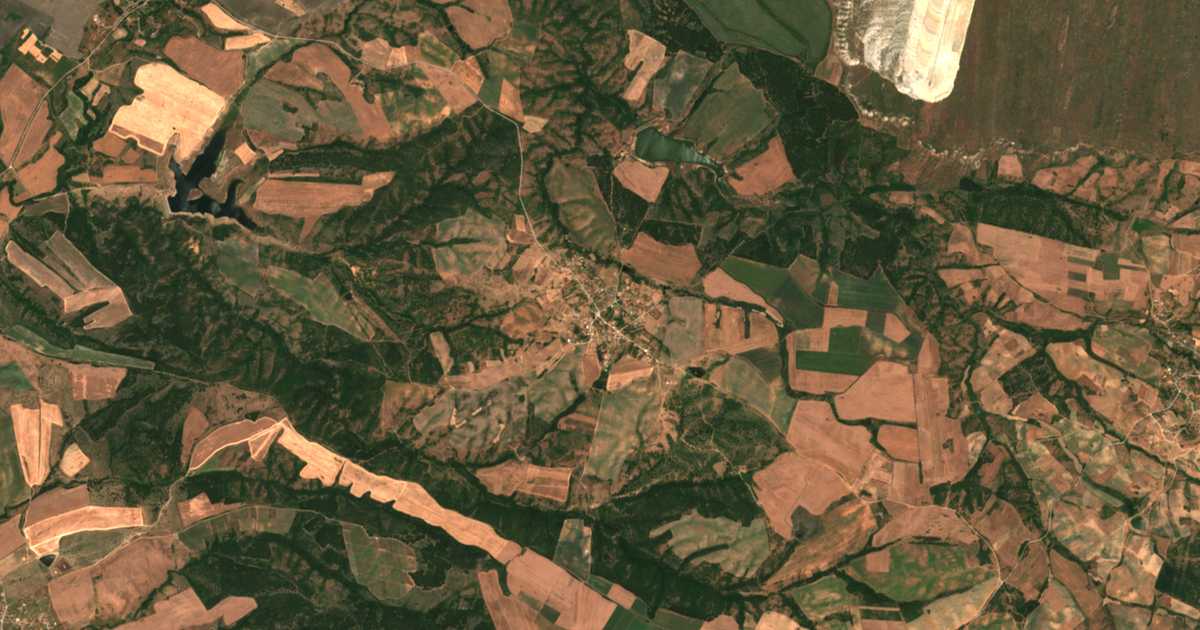 Satelitska karta: Tjanevo