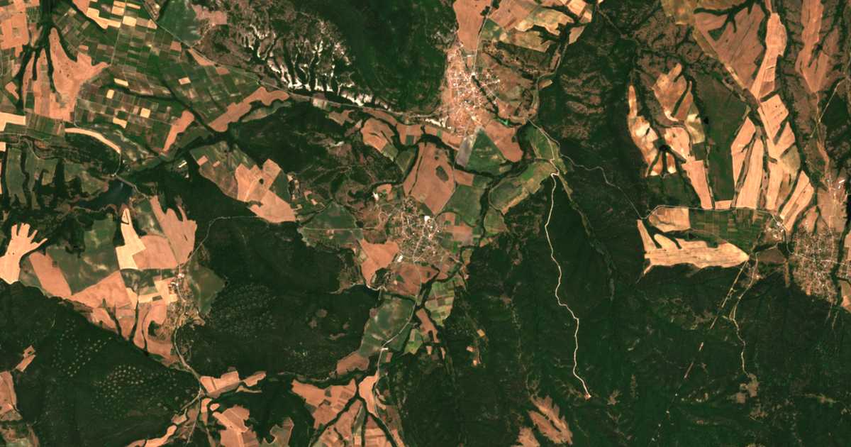 Satelitska karta: Dolno Botevo