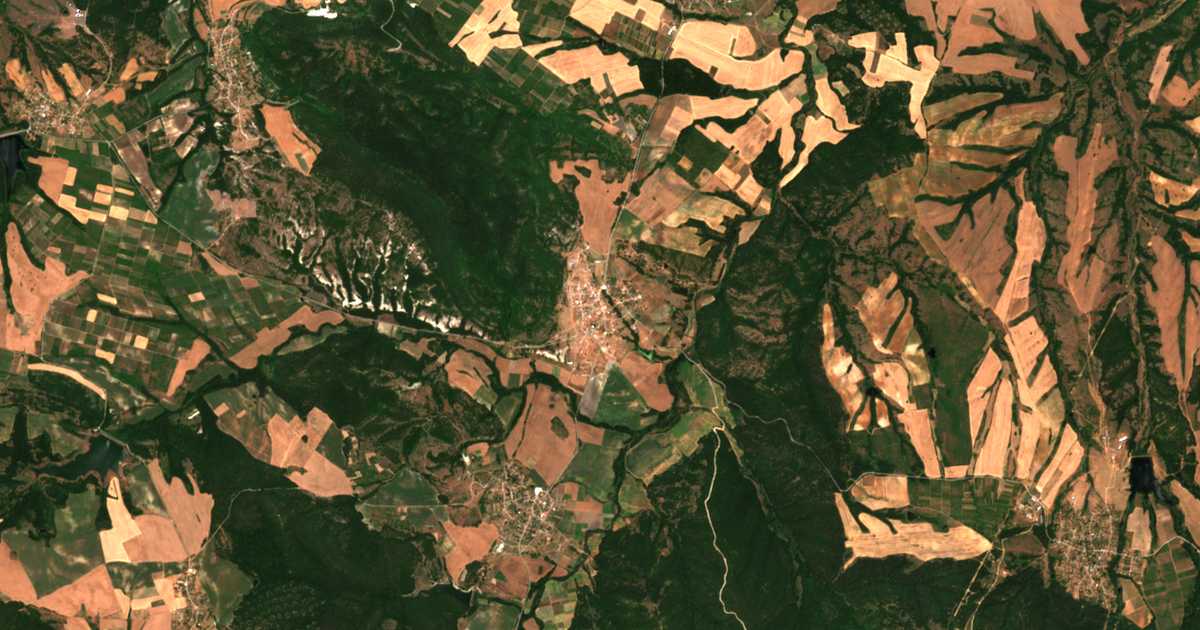 Satelitska karta: Goljam Izvor