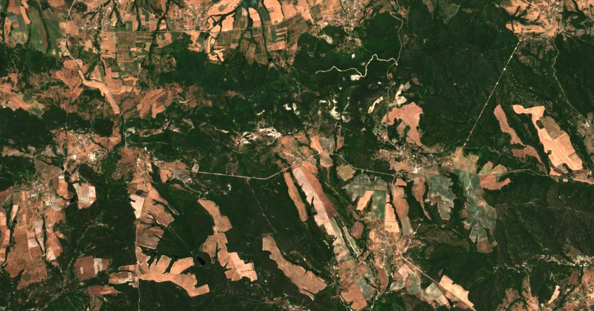 Satelitska karta: Vodenci