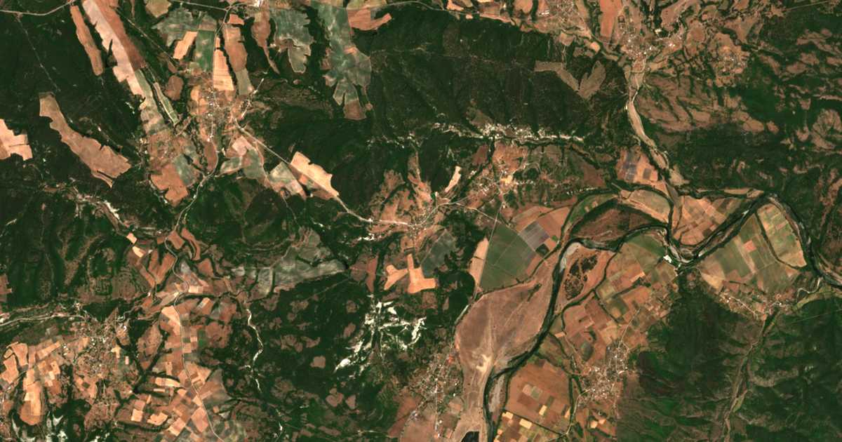 Satelitska karta: Vojvodenec