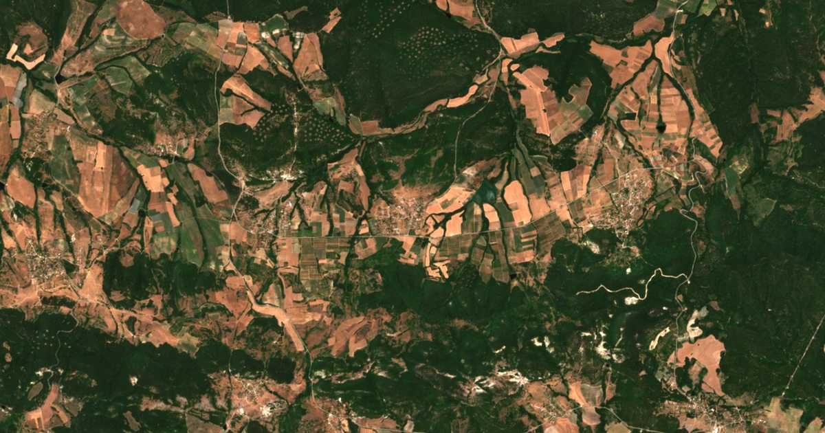Satelitska karta: Zimovina