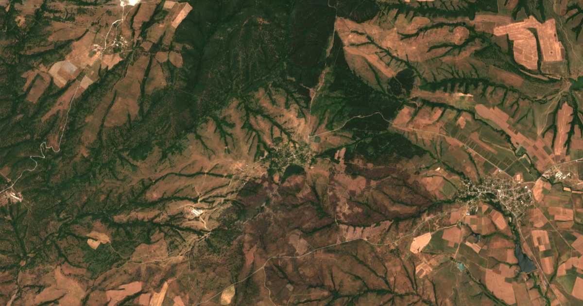 Satelitska karta: Derviška mogila