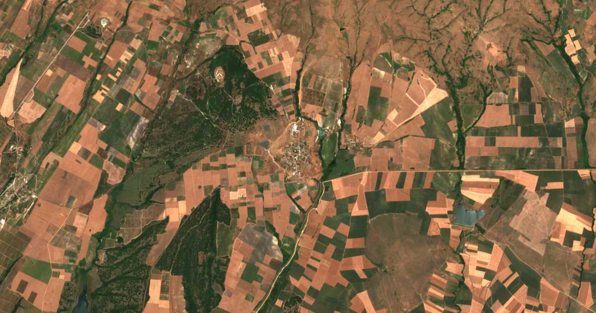 Satelitska karta: Štit