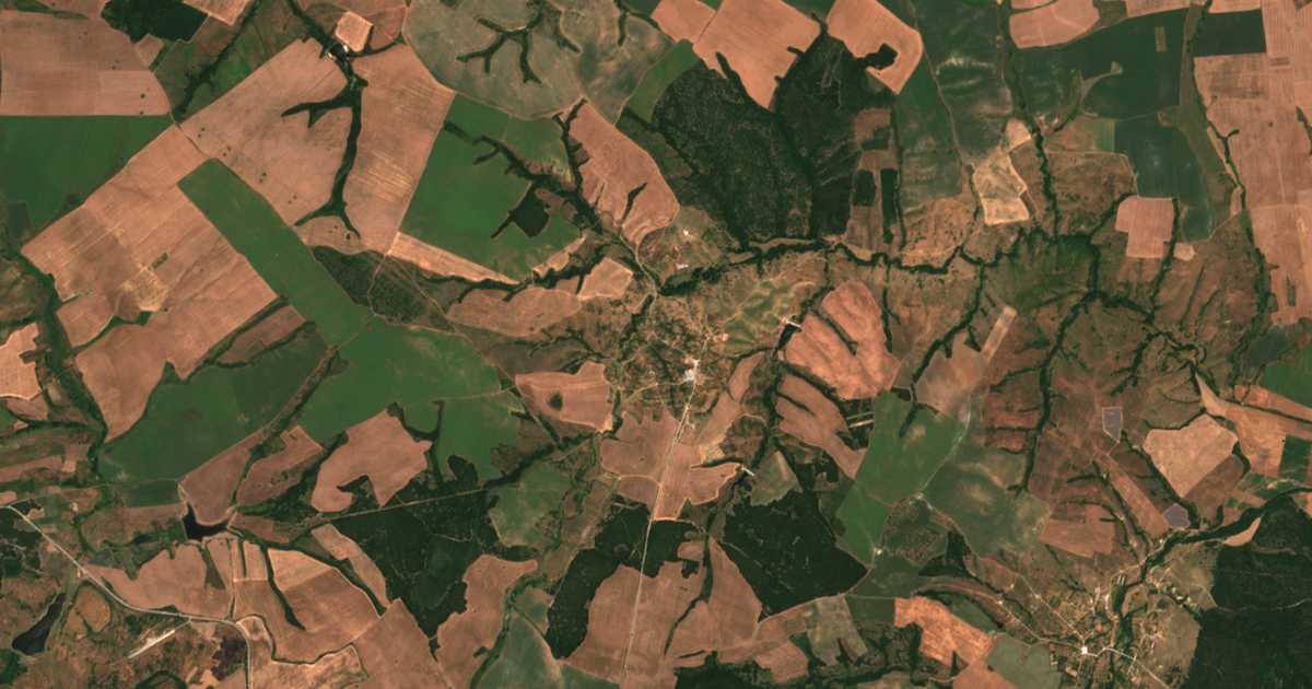 Satelitska karta: Kamenna reka