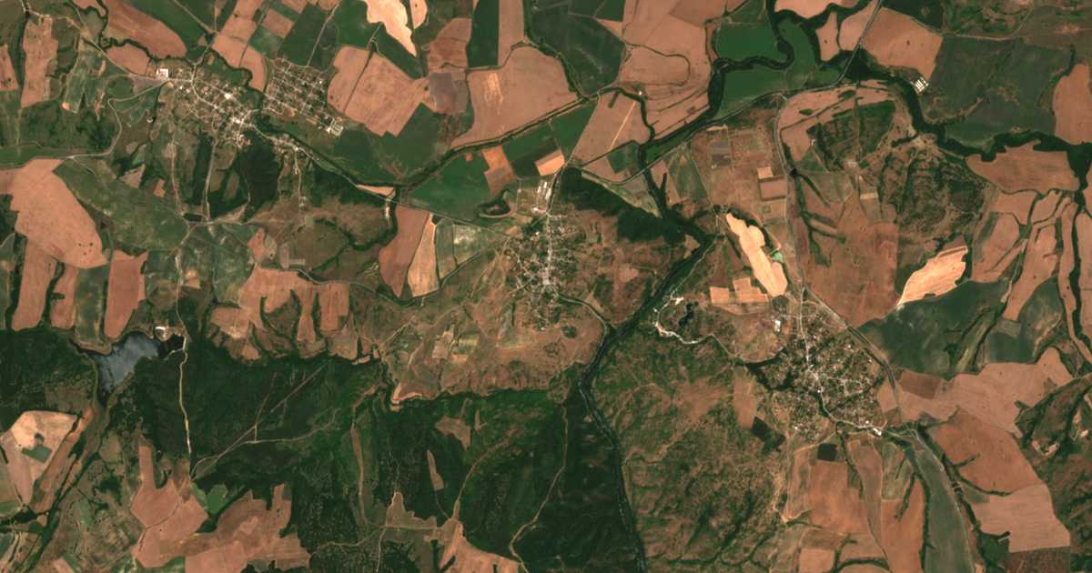 Satelitska karta: Knjaževo