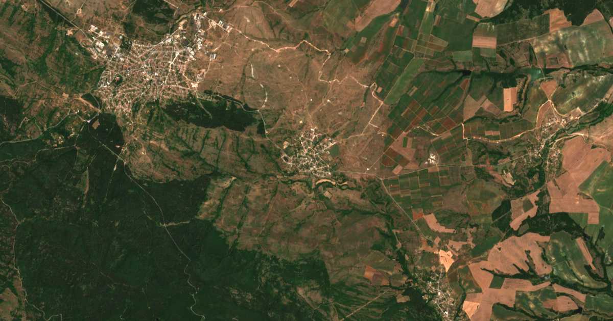 Satelitska karta: Orešnik