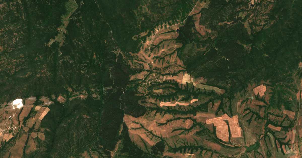 Satelitska karta: Planinovo