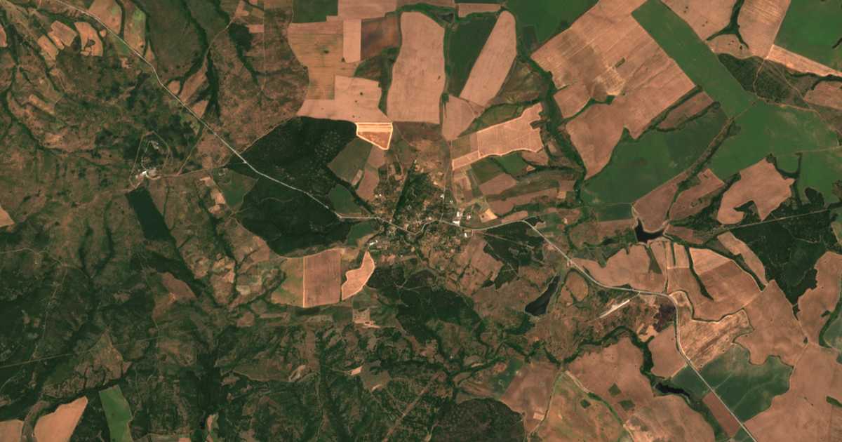 Satelitska karta: Svetlina