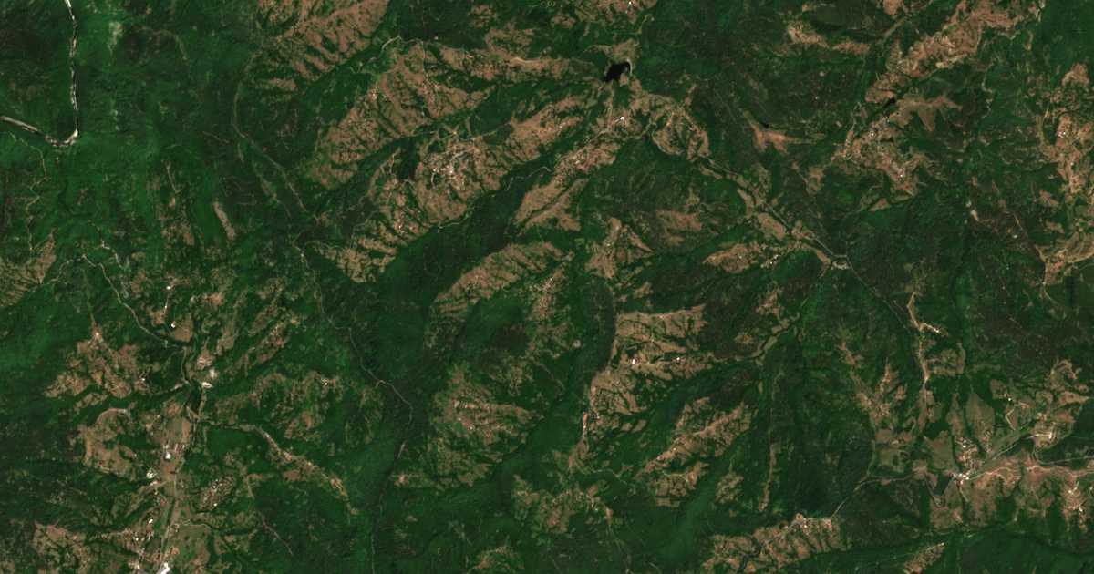 Satelitska karta: Červena Skala