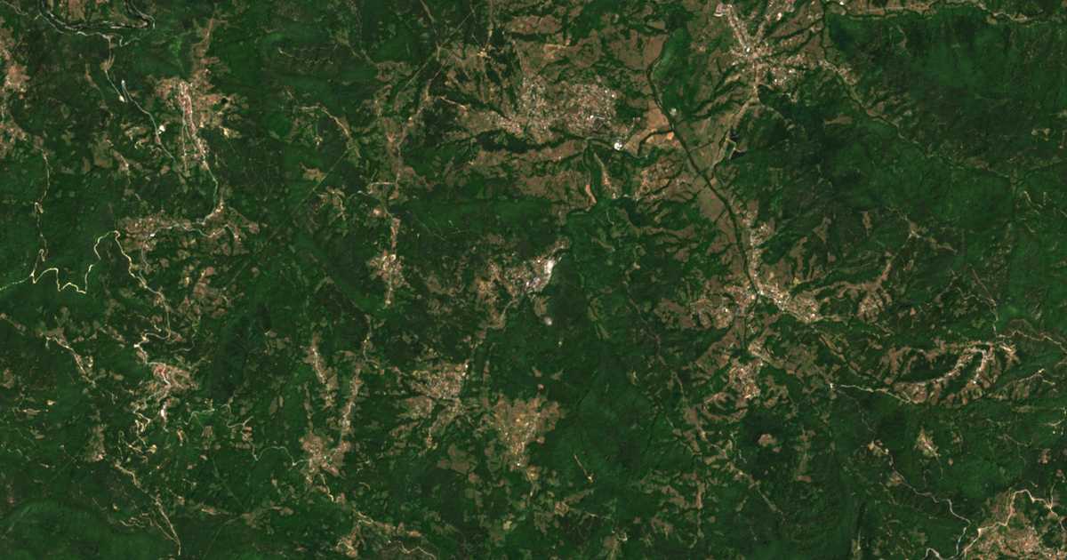 Satelitska karta: Enjovče