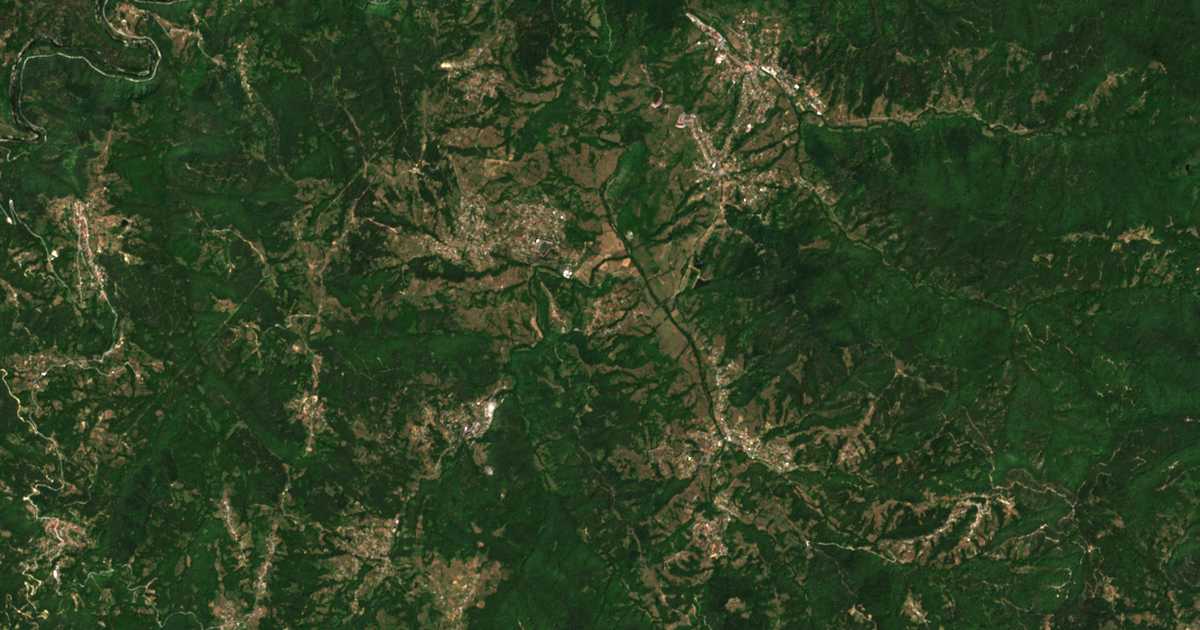 Satelitska karta: Glavnik