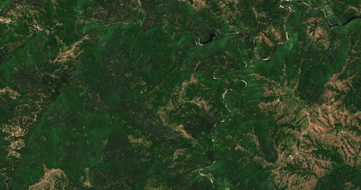 Satelitska karta: Ljubino