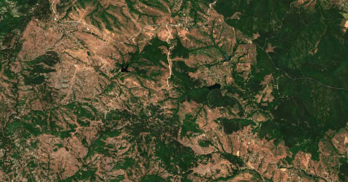 Satelitska karta: Černa Niva