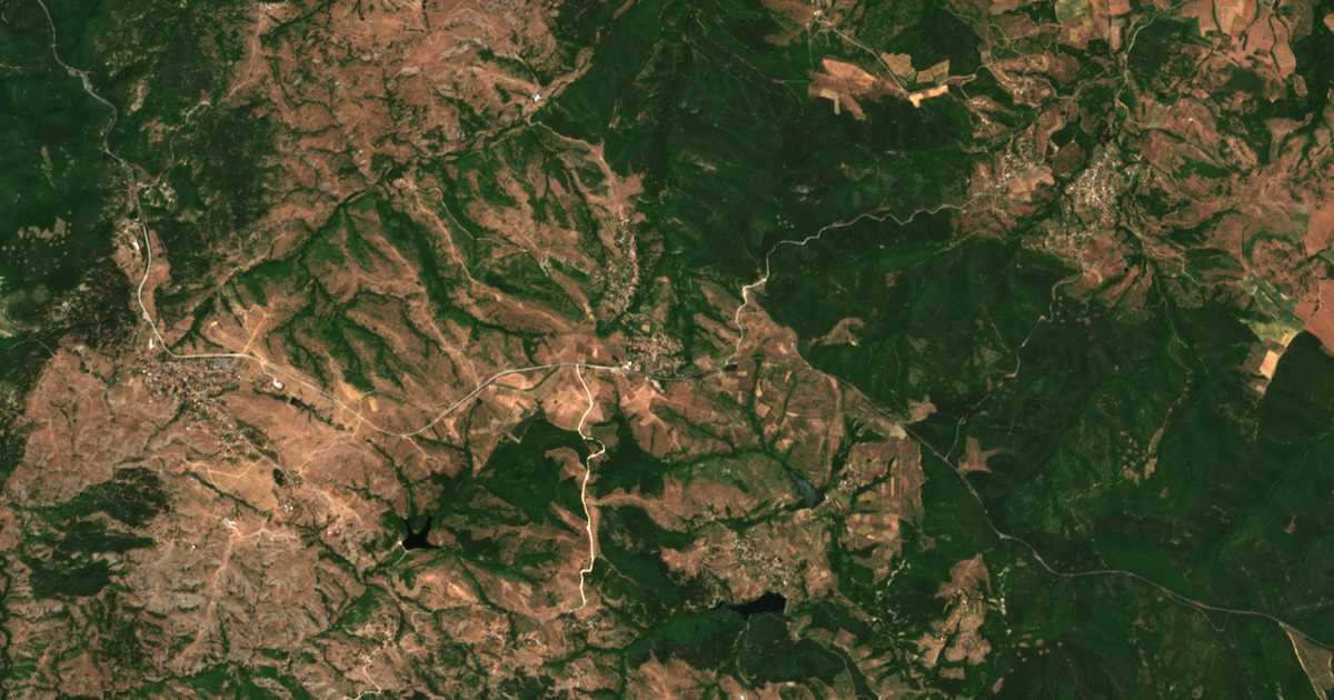 Satelitska karta: Gabrovo