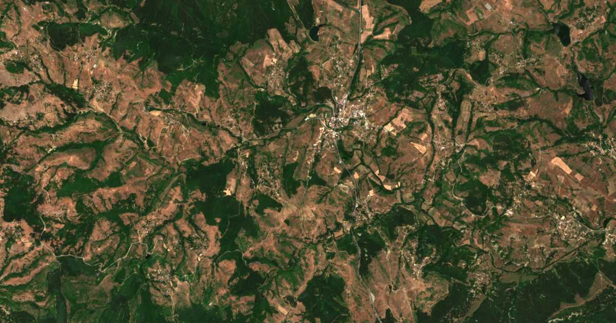 Satelitska karta: Novi Pazar