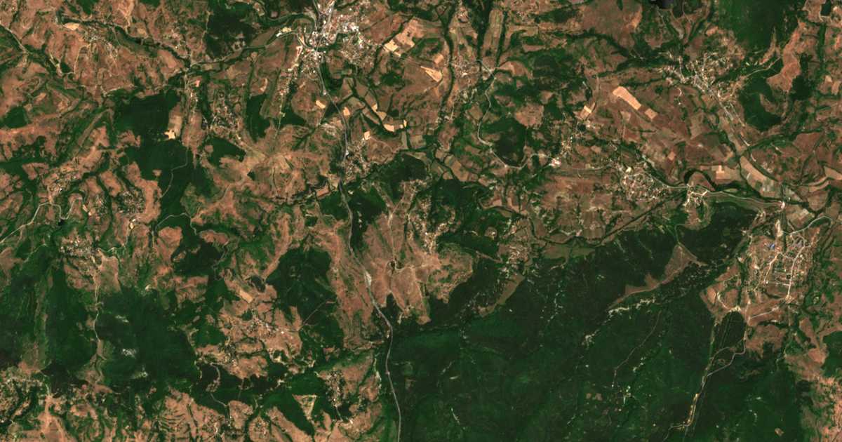 Satelitska karta: Patica