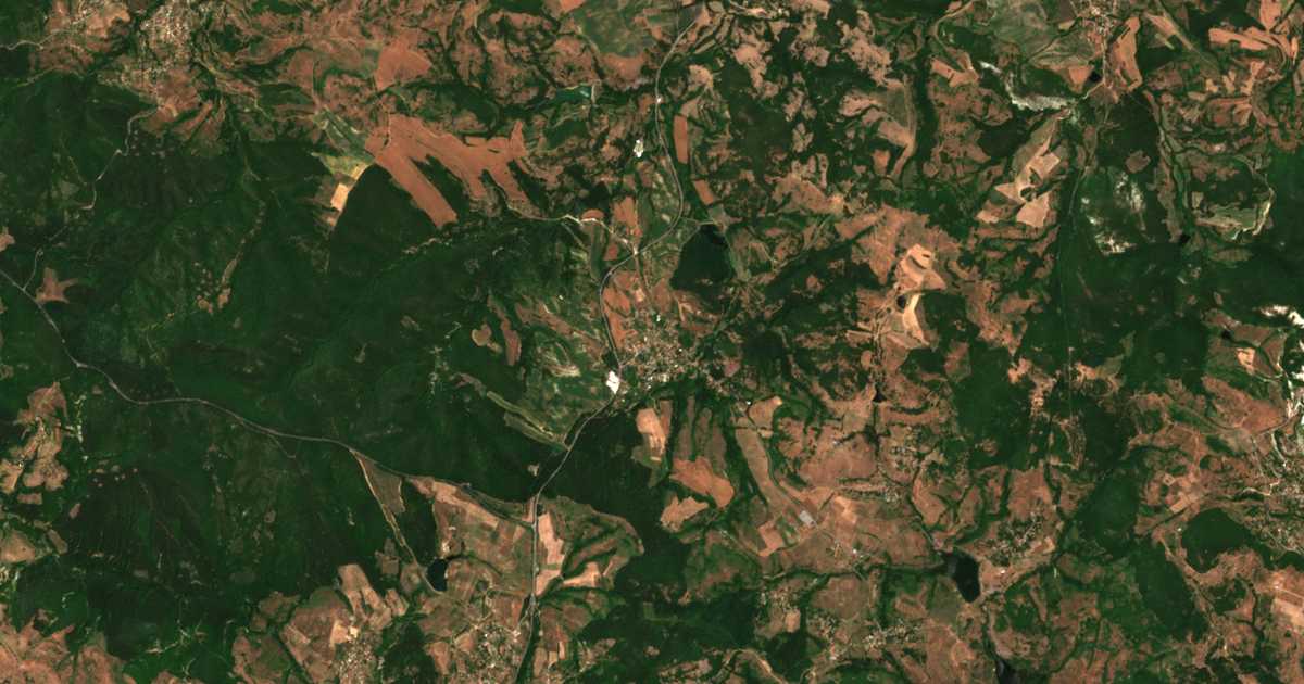 Satelitska karta: Pčelarovo