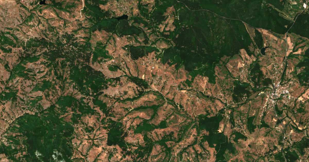 Satelitska karta: Vodač