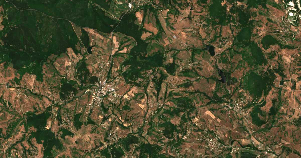 Satelitska karta: Voždovo