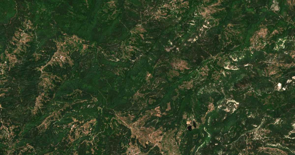 Satelitska karta: Čereška