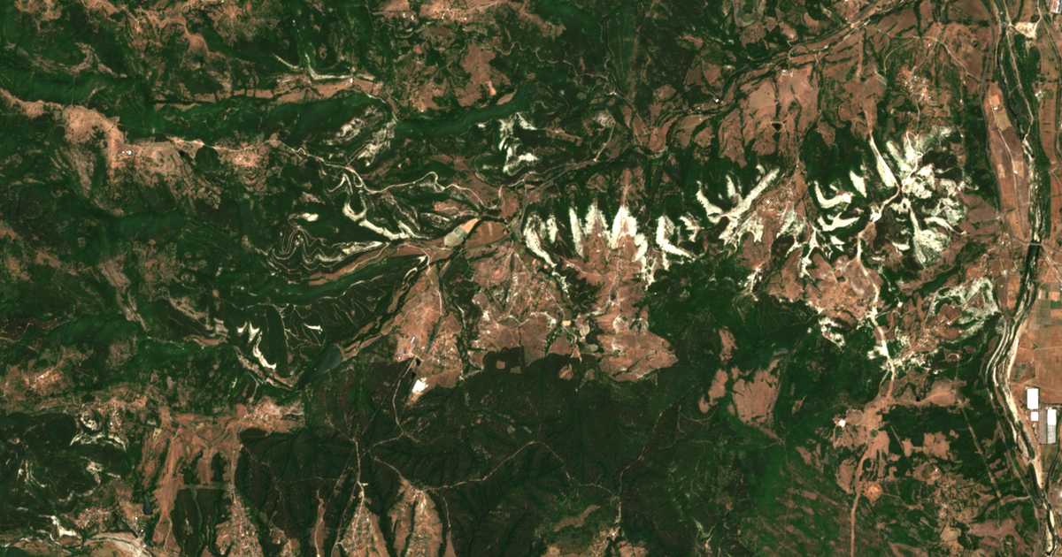 Satelitska karta: Plazište