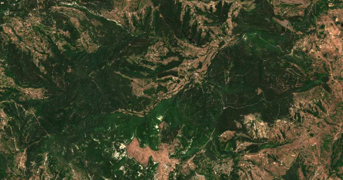 Satelitska karta: Ridino