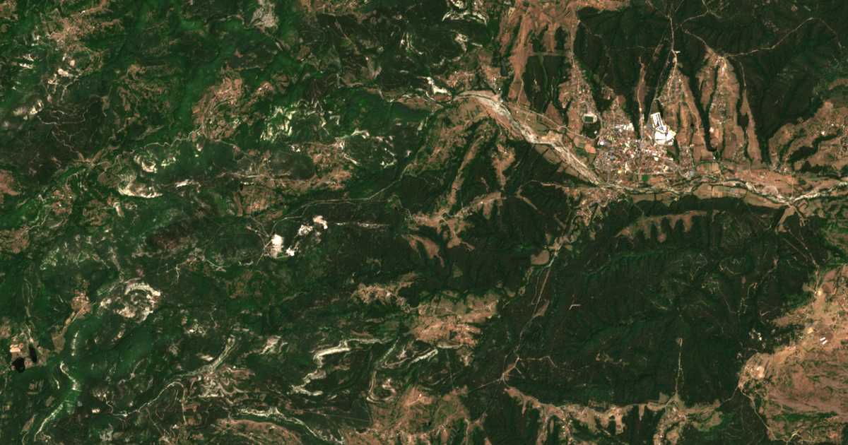 Satelitska karta: Telčarka