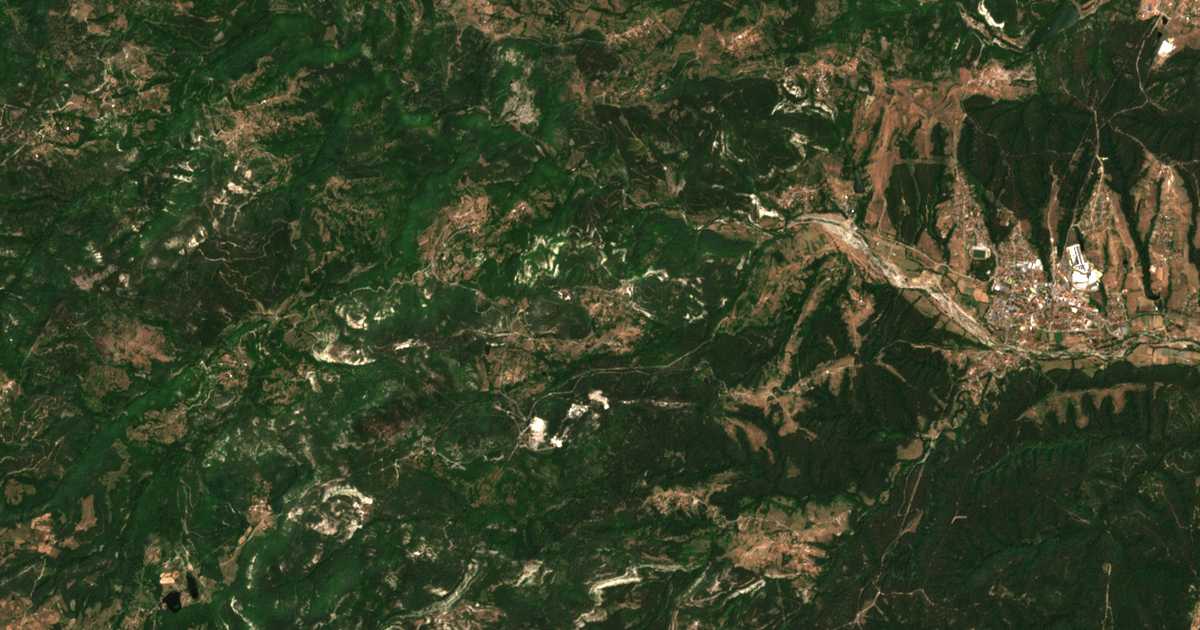 Satelitska karta: Vodeničarsko