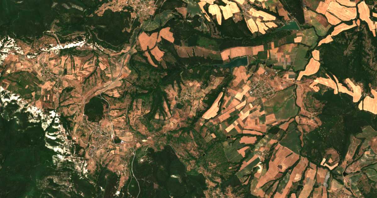 Satelitska karta: Krin