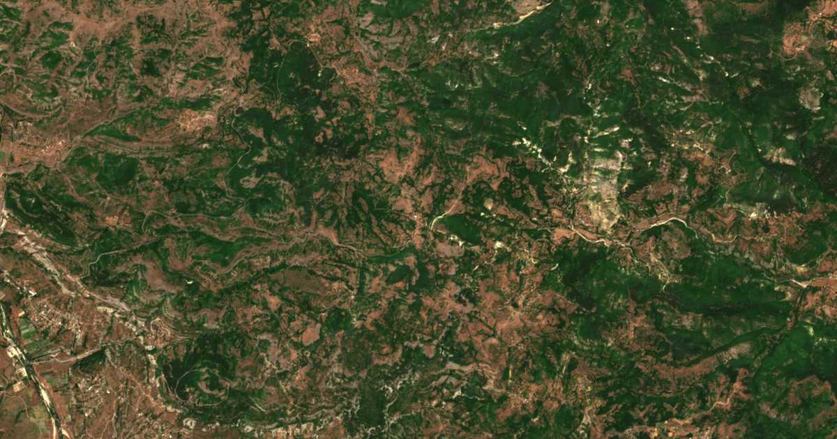 Satelitska karta: Čavka